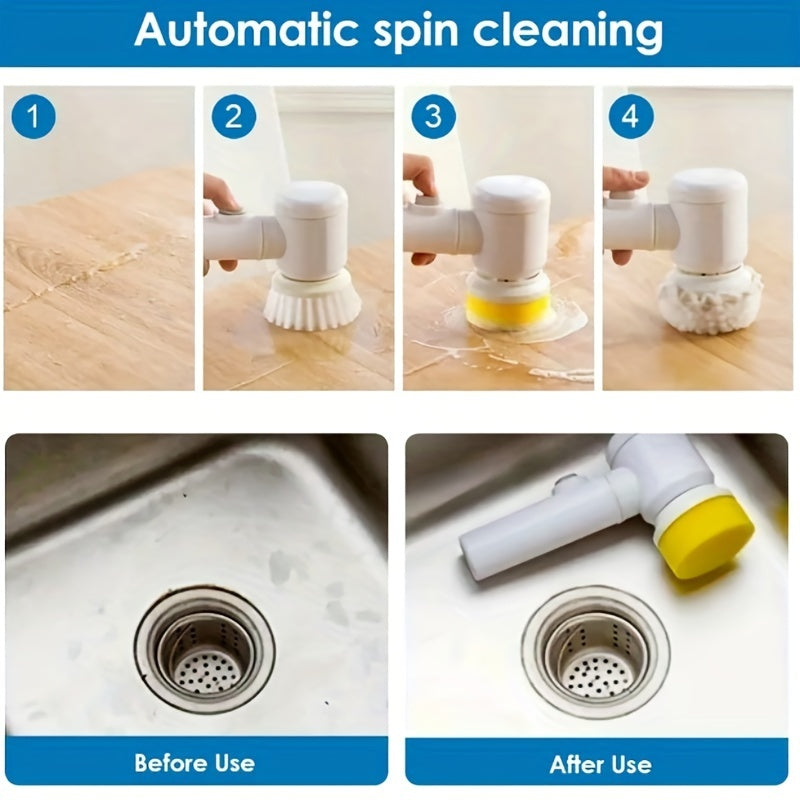 Electric Spin Cleaning Brush,USB Rechargeable