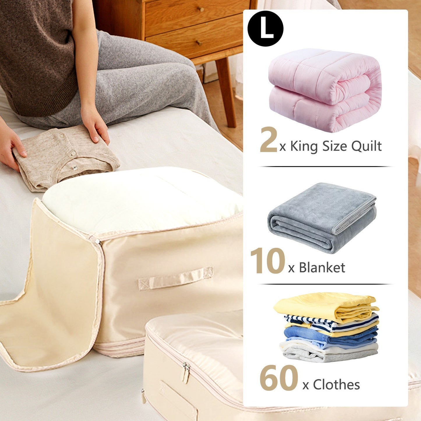 Foldable Storage Bag For Comforter
