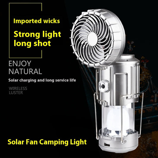 Flash Sale⚡ 50K+ SOLD! Almost Gone-5-In-1 Portable LED Camping Lantern With Fan