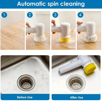 Electric Spin Cleaning Brush,USB Rechargeable