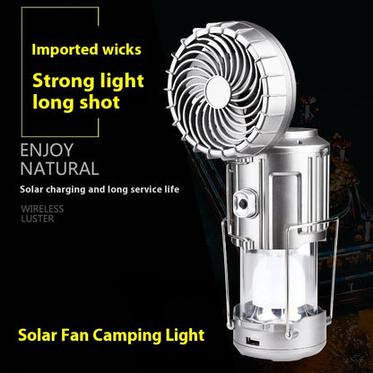 Flash Sale⚡ 50K+ SOLD! Almost Gone-5-In-1 Portable LED Camping Lantern With Fan