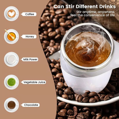 Automatic Magnetic Stirring Coffee Mug